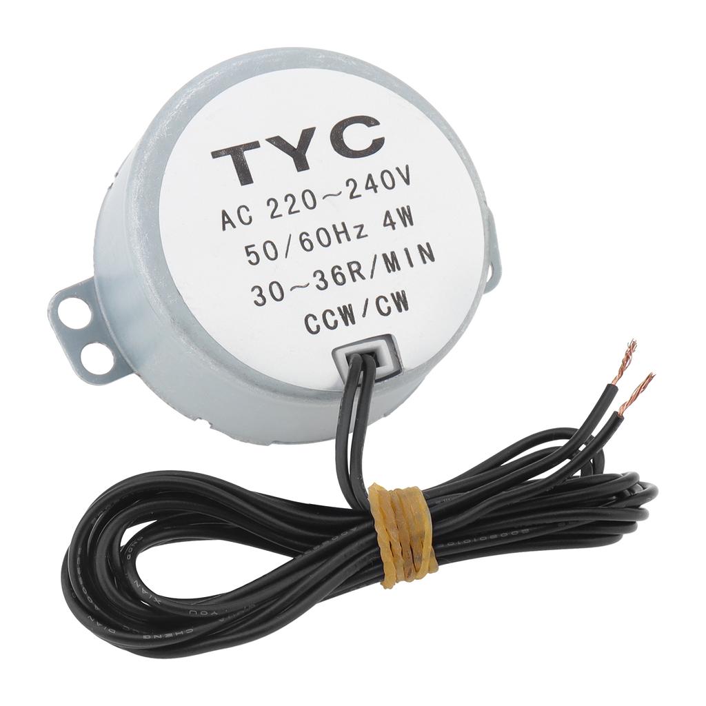 TYC50 Permanent Magnet Synchronous Motor AC220V 50-60Hz 30-36RPM Heavy Duty Display Rack Shaking Stand PTZ Support Industrial Grade