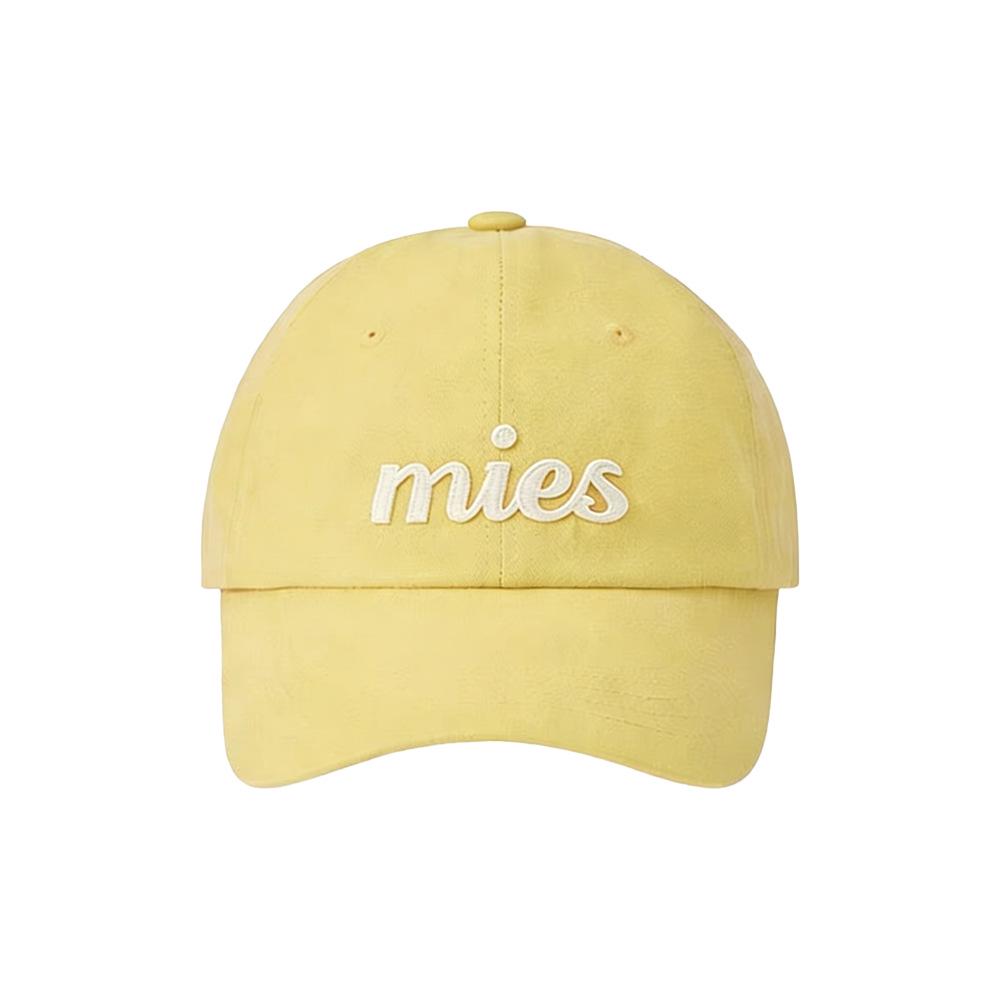 Женская бейсболка Mies Cream с утиным клювом - Повседневная мягкая кепка с вышивкой оригинальными буквами Adjustable