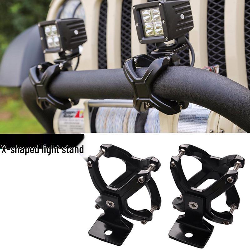 Wrangler Frontstoßstangen-Lichthalterung: Off-Road X Pflaumenblüten-Scheinwerfer Mod.