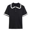 Kaslead New Arrival Women's Fashion Style Fashion All-Match Polo Shirt Collar Short Sleeve T-shirt 1058631