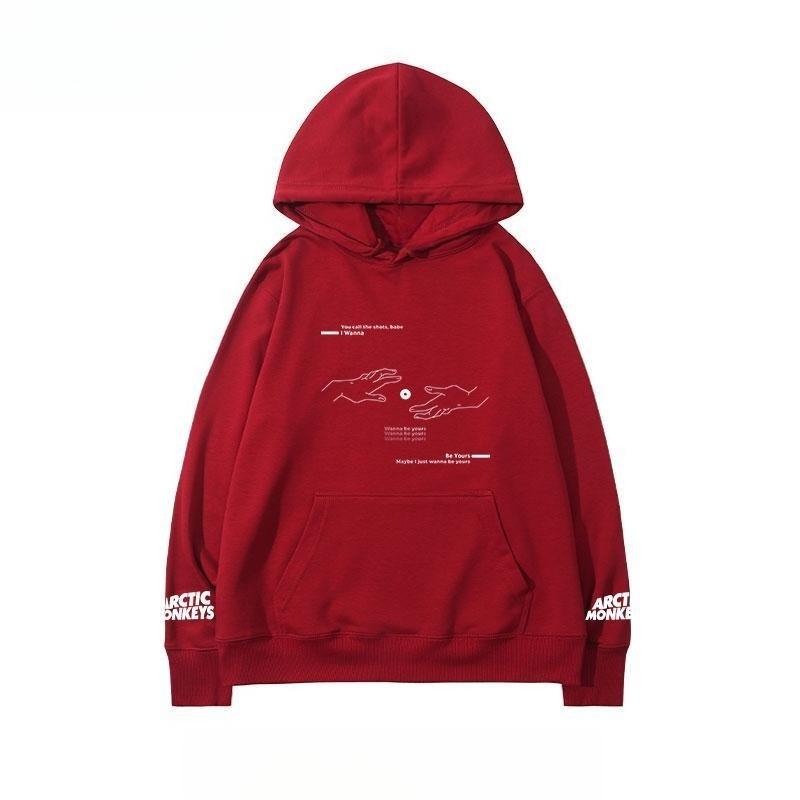Arctic Monkeys Hooded Fleece Single Men and Women with Qiu Dong The Arctic Monkeys Rock American Street Coat