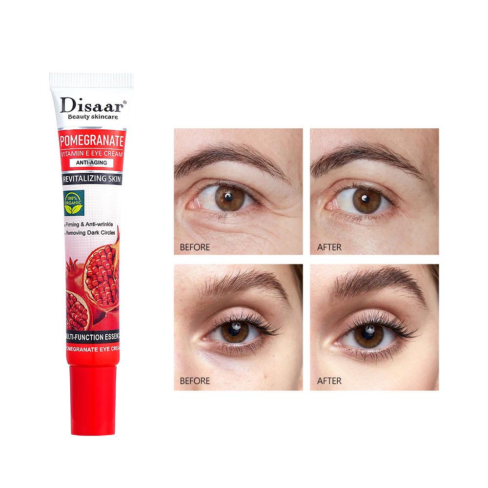 1ks Red Pomegranate VE Eye Cream 25g Eye Lifting Rozjasňující tón pleti Hydratační Zlepšující oční váčky a Zlepšující tmavé kruhy