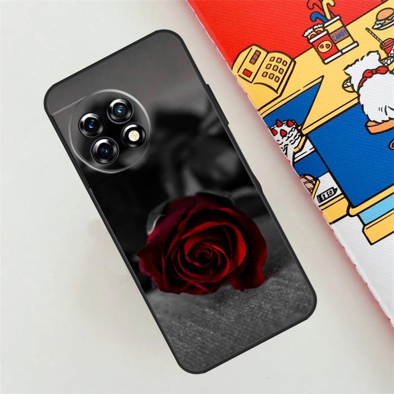 Red Rose Flower Case For OnePlus 10T 8T 12R 10R 9R 12 11 10 9 Pro Nord CE 4 2 Lite N10 N20 N30 Nord 3 Cover