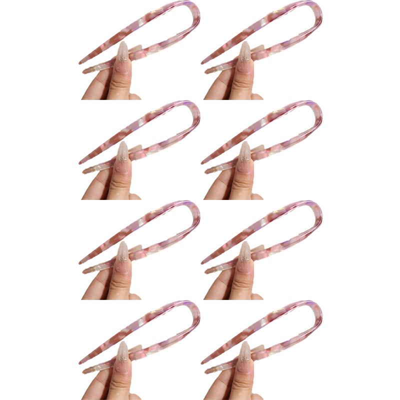 Chinese-style New Chinese Retro U-shaped Acetate Hairpin Fashion Gold Label Simple Hairpin Hair Accessory