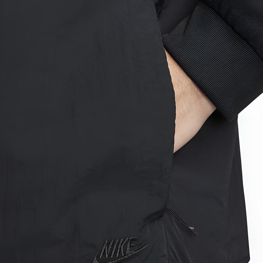 Nike Sportswear Tech Pack Solid Waterproof Casual Vest Men Vests Black FQ3864-010