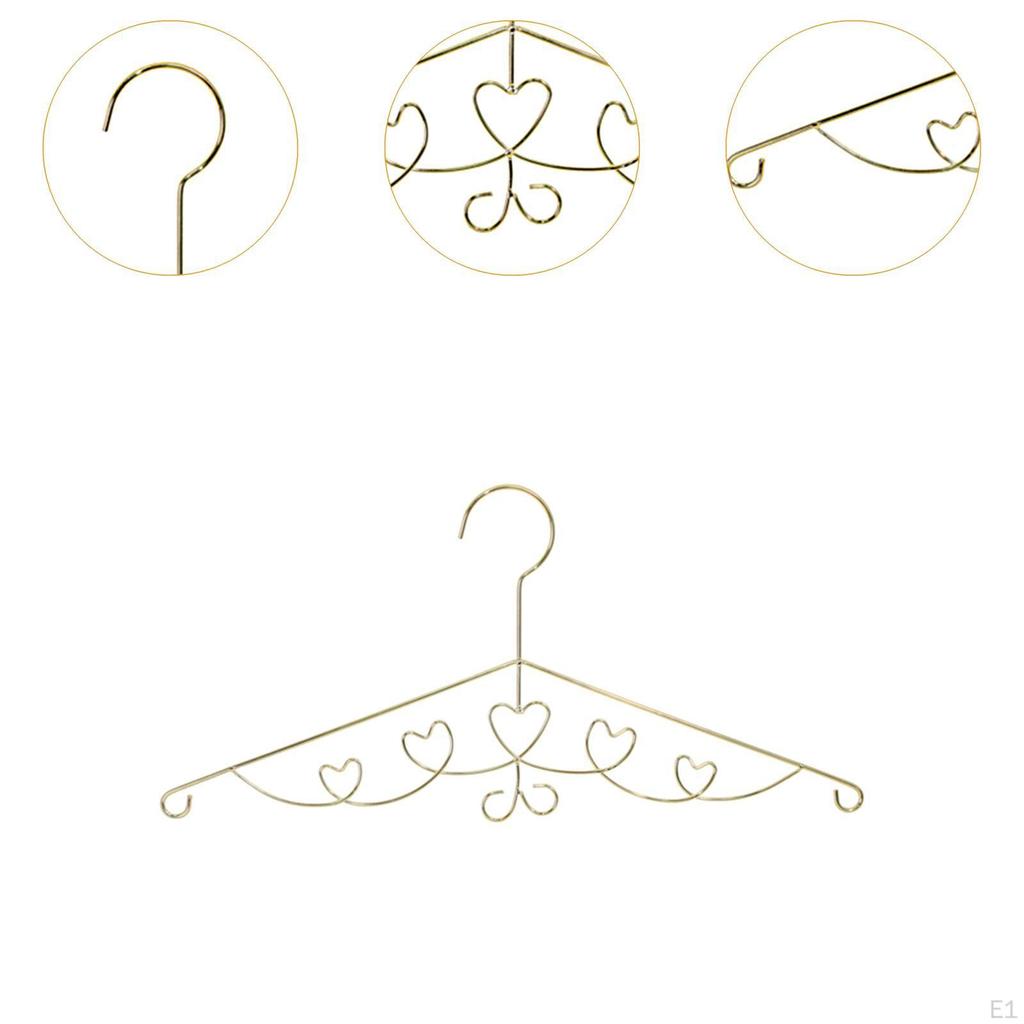 Herz Kleiderbügel, Schwerlast, Sparen Fotografie Requisiten Stabiler Mantelbügel Eisen für Röcke Anzug