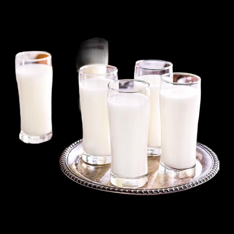 NHZHIW Straight Body Green Tea Glass Set (6-Pack)