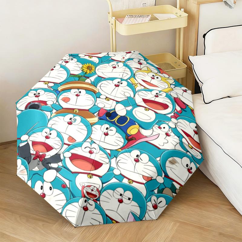 1PC Doraemon  Automatic Umbrella - Suitable Travel Outdoor Portable Umbrella Birthday Gift Daily Essentials