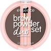 Essence - Poudre Sourcils Brow Powder Duo Set - 03 Dark