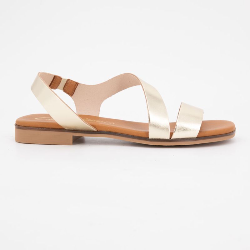 Sandales plate vaq. bout rond Femme CARLA TORTOSA