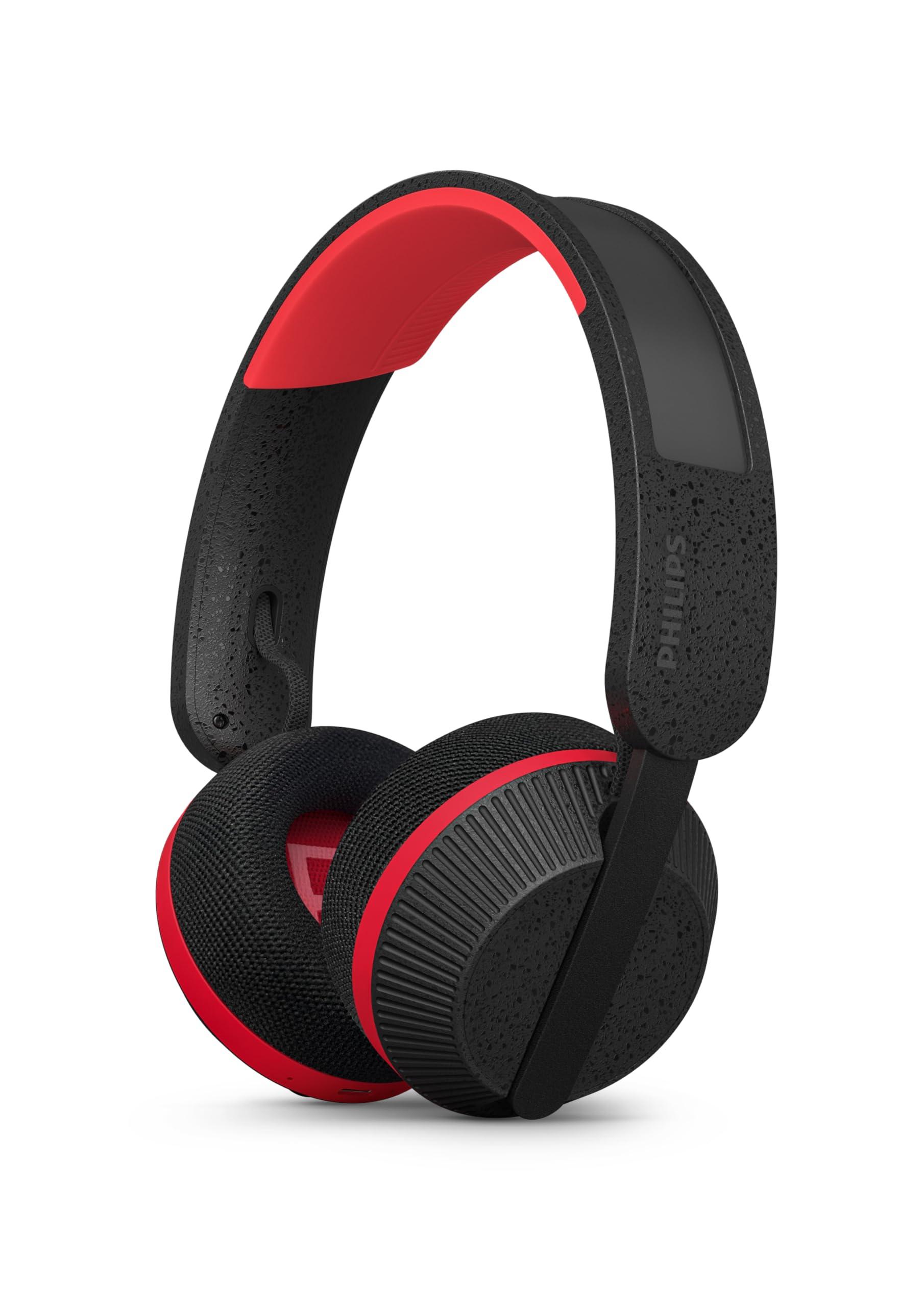 Philips TAA6219BK/00 (Keine Geräuschunterdrückung, 80 h, Kabellos), Kopfhörer, Rot, Schwarz - Bild 5