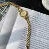 Korean Fashion Chain Small Gold Watch Watch Women'S Fashion Point Diamond