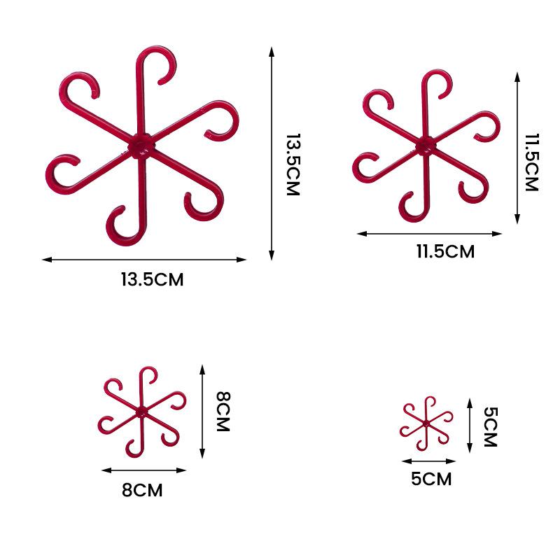 4Pcs Plants Stem Support Black/Red/Green Plastic Trellis Easy Installation Vine Plants Trellis for Indoor and Outdoor Plants