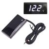 Digital Voltmeter 12V LED Display Voltage Meter Tester with Reverse Polarity Protection for Car Motorcycle Universal