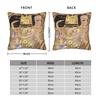 Gustav Klimt Freyas Square Pillow Cases Classical Art Cushion Cover Awesome Zippered Decorative Pillowcase for Car 18x18