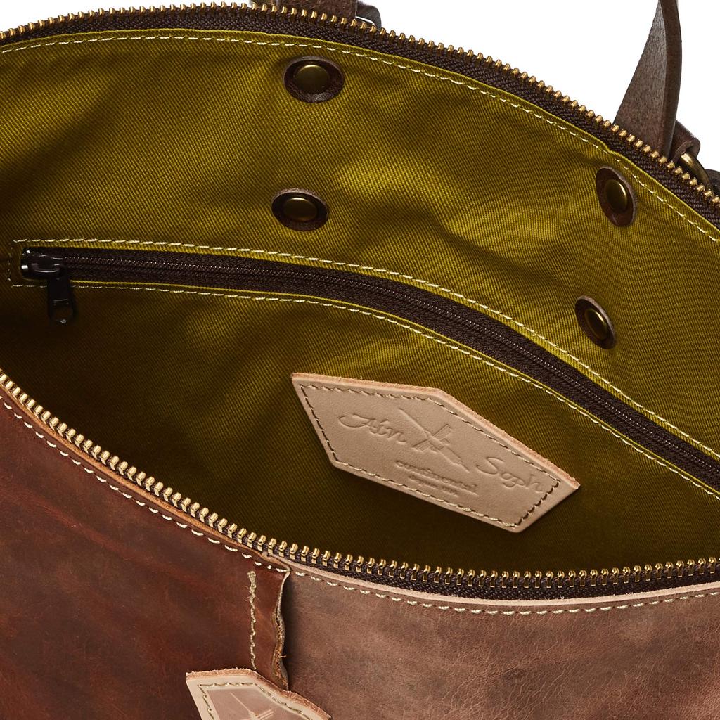 Ein Sof Echte Leder Mehrfarbige Rucksack-Tragetasche ASC1429-HP Multi