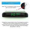 Innovative Solar Rechargeable Car Clock with After Dark Visibility Solar Charged Clock Essential Accessory for Vehicle