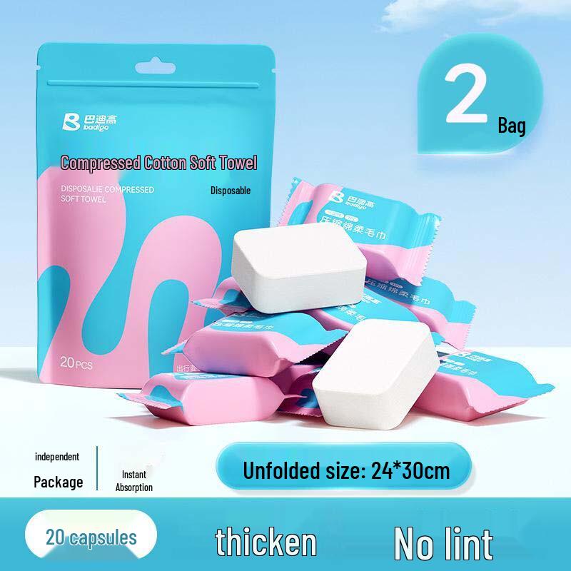 BADIGAO Disposable Compressed Travel Towels