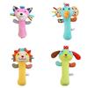 Skkbaby Baby Handbell Toy Plush Animal Rattle Stick Bed Bell Infant Toddler Children