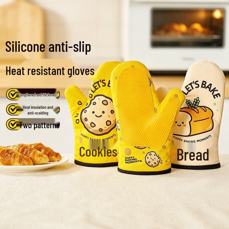 Thickened Silicone Heat-Resistant Baking Glove