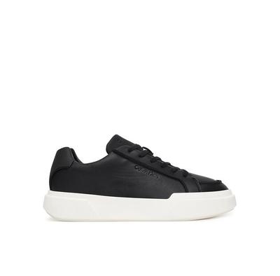 Chunky Cupsole Lace Up Lth Pinch Sneakers