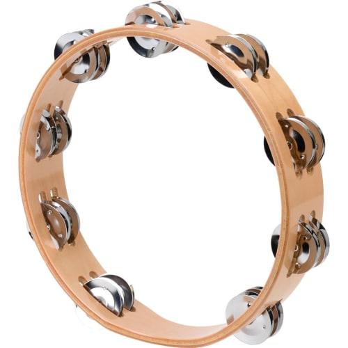 

KC Tambourine, Round, Wooden, Natural Color, 24cm, TW-24/18