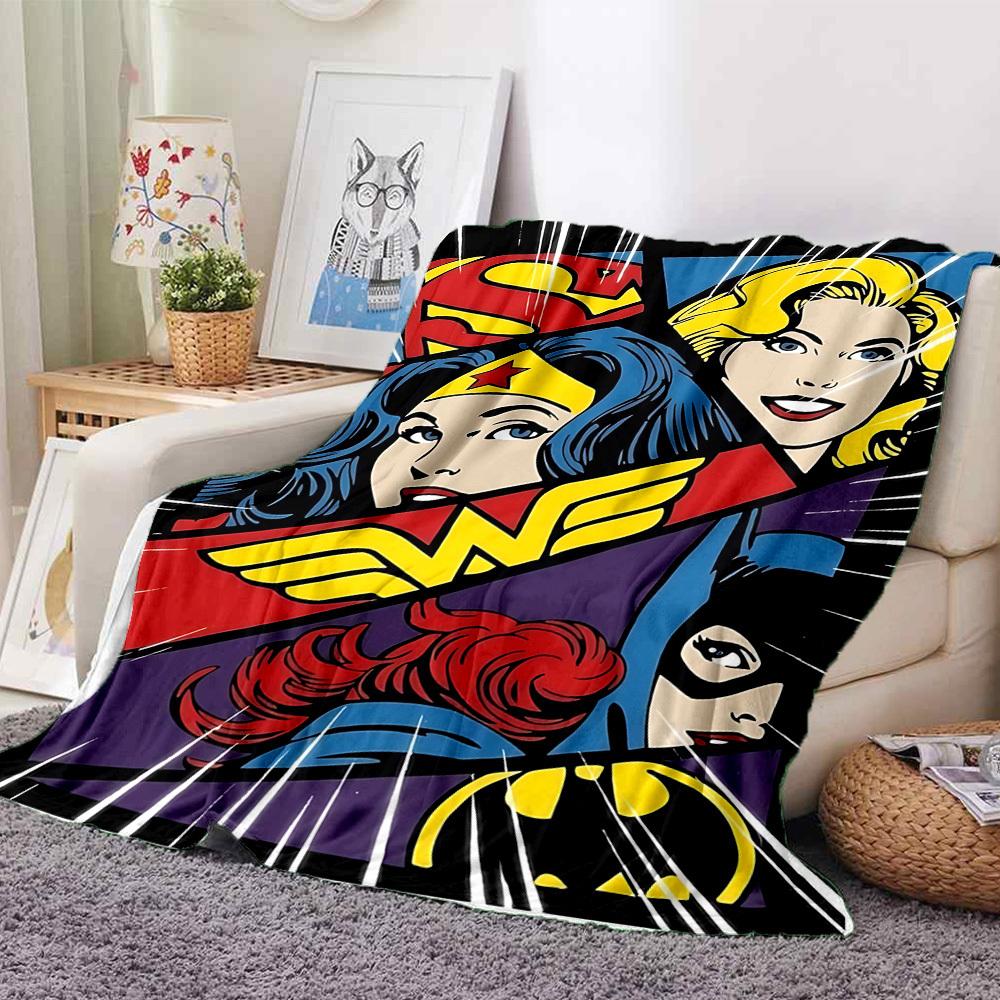1pc Wonder Woman, Superhero Blanket | Polyester Fiber, All-Season Comfort for Sofa, Bed, Office, Car, Camping yy251021157