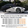 SjYsXm Car Body Cover Compatible with Mazda Roadster ND NC NB NA Convertible and Sun Protection Cover with Cotton Lining MX-5 1989-2025, Water, Wind,