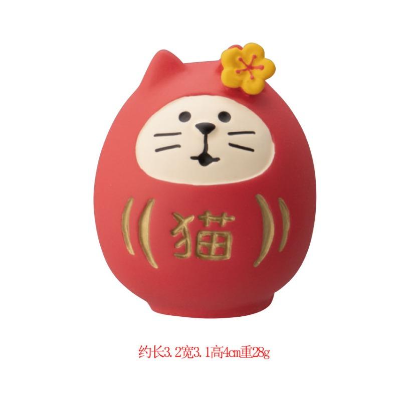 ZAKKA Grocery Japanese Cat Orange INS Creative Tide Play Miniature Gifts Resin DIY Home Furnishings, Crafts Ornaments