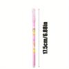 Back To School Season 144Pcs 0.5mm Cartoon Fantastic Unicorn Design Straight Pole Black Neutral Pen, Perfect for School Prize Pen Stationery, Office S
