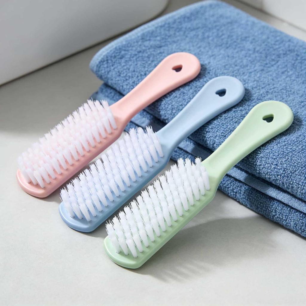 Multi-functional Soft Bristle Clothes & Shoe Brush for Laundry, Bathroom & Cleaning Use