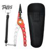 Fischerei Sprengringzange Aluminiumzange, Salzwasserbeständiges Surf Tackle Werkzeug, Geflochtene Outdoor-Zubehör LeinenSchneider Und Öffner für Hakenentferner