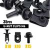 Body Bolts U-nut Clips Engine M6 Cover Undertray Splash Shield Guard For Honda