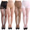 4 Pack Plus Size S-3Xl 20D Sheer Black Tights For Women Breathable Pantyhose  Summer Stockings With Reinforced Toe