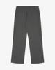 WORK ON BODY OFF Three-Tuck Semi-Wide Striped Slacks [Gray]