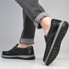 2026 Spring and Autumn Fashion New Casual Comfortable Flat Flat Men's Shoes Simple and Versatile Set Mouth Men's Shoes