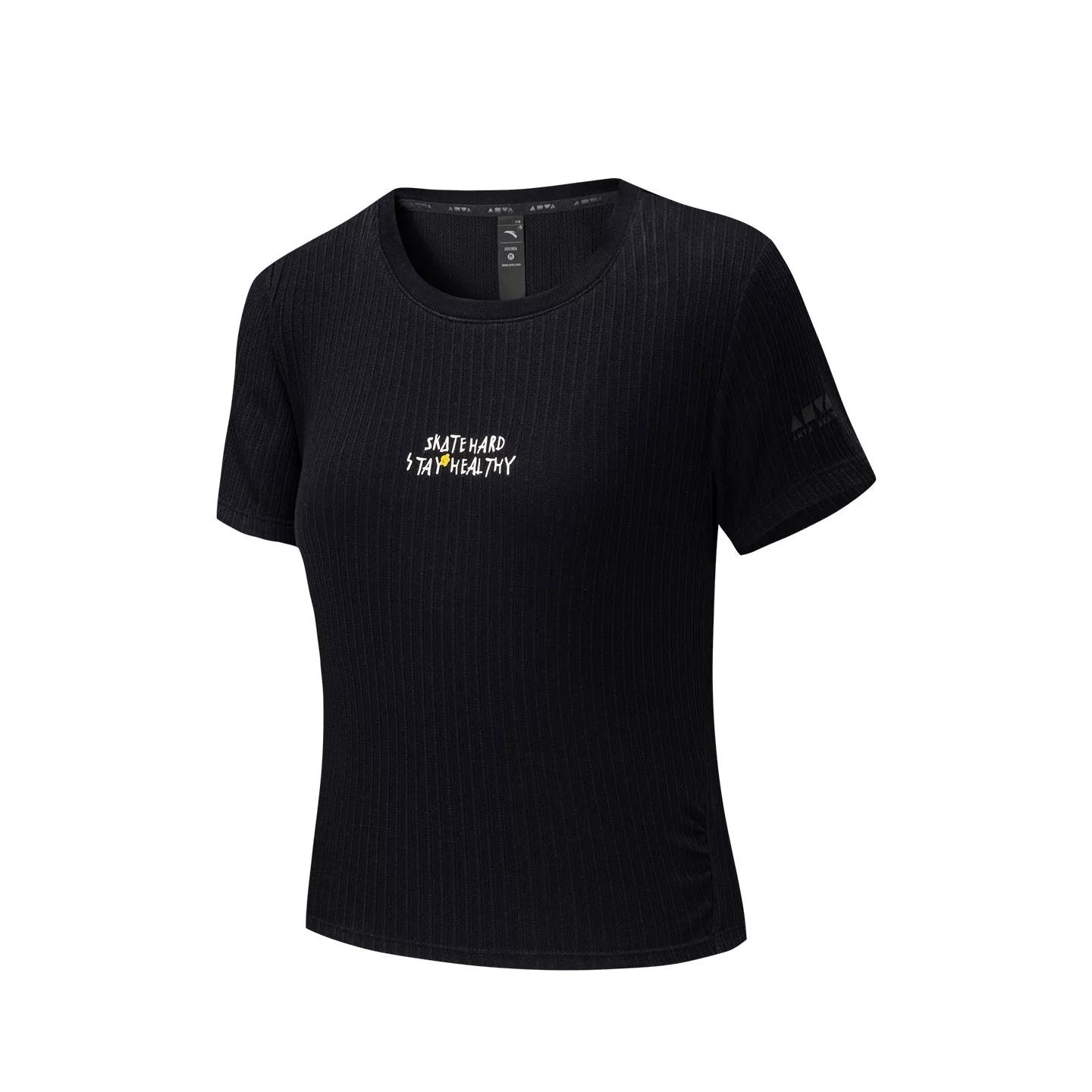 Anta Casual Simple Breathable Short Sleeve T-Shirt Women tops 162628124-4 S