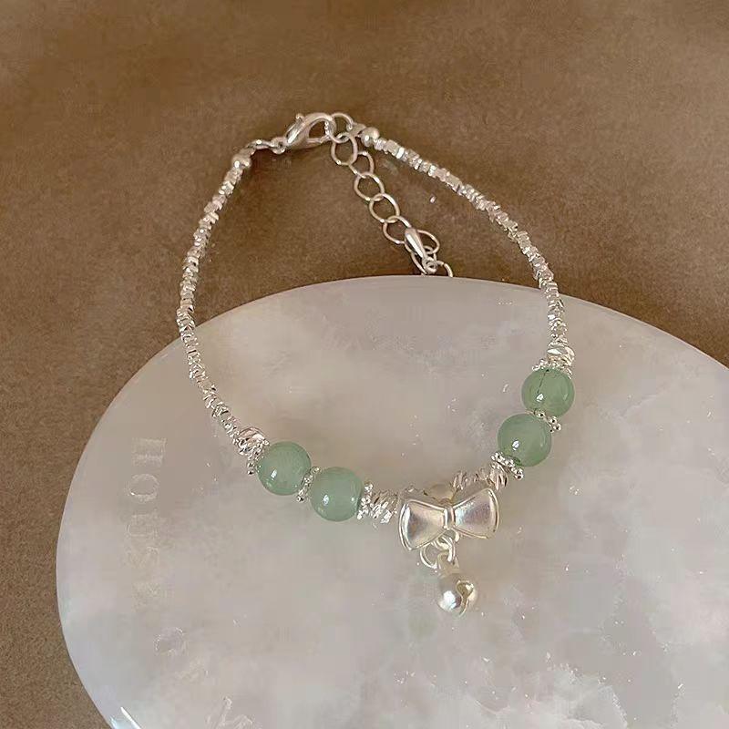 

Gourd Glass Stylish Pendant Bracelet For Women Offering Unique Geometric Shapes And Luxurious Craftsmanship Glass Silver Bead