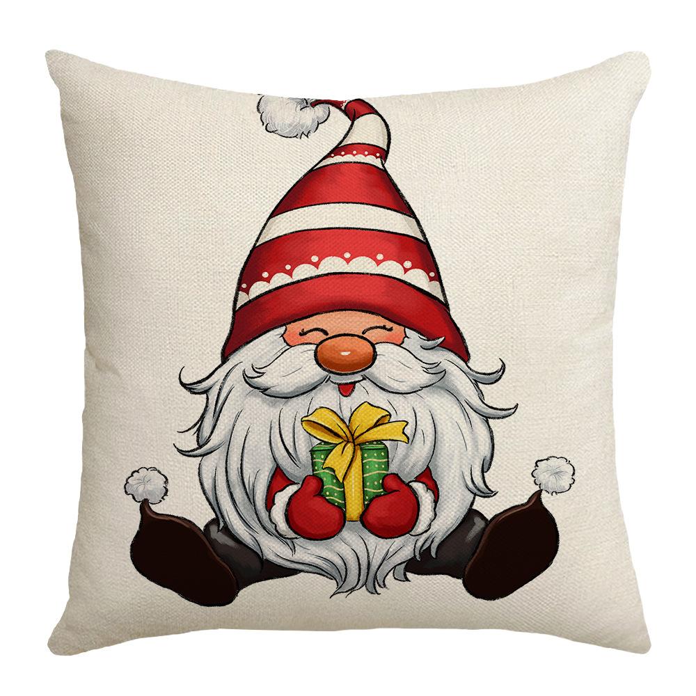 Autumn and Winter Holiday Decoration Christmas Pillow Case Home Sofa Atmosphere Pillow Waist Pillow