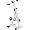 Exercise Bike Cycle Trainer Arm and Leg Pedal Exerciser with LCD Display Indoor Home Cardio Workout Resistance Adjustable