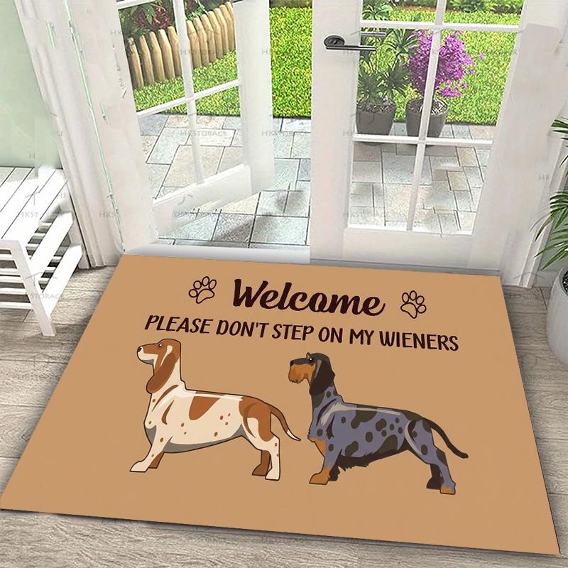 

Cute Cartoon Dog Bathroom Carpet Kitchen Mat Living Room Rugs Bedroom Mat Indoor Entrance Mat Entry Door Carpet Decorative 40X60cm