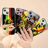 Bob Marley Rasta Lion Tempered Glass For Iphone 14 13 12 11 Pro Mini XS MAX 14Plus X XS XR Fundas