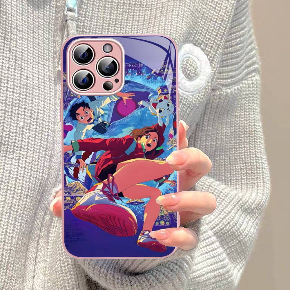 Hot Blooded Fantasy D-DandadanS Anime For IPhone 14 13 12 Mini 11 Pro XS Max X XR 14 Plus Tempered Glass Cover