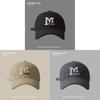 Embroidered Letter Baseball Cap With Sun Protection For Casual Men Women