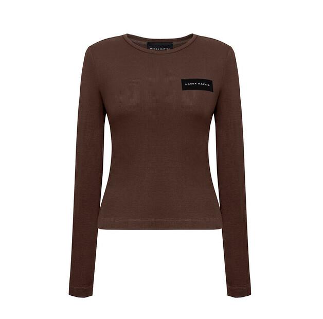 Толстовка Magda Matyja Nina Longsleeve Brown EU XS_S