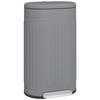 30L Metal Kitchen Bin, with Soft-Close Lid - Grey