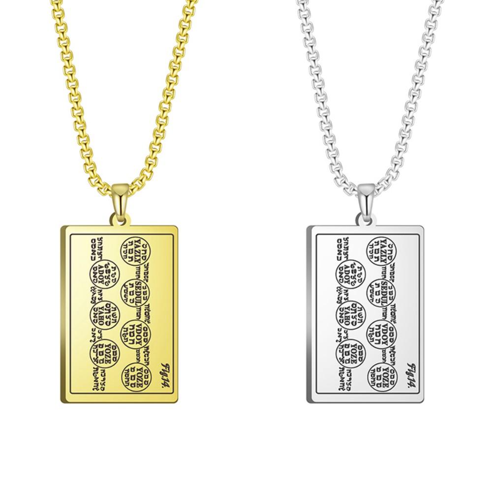 The First Seal 6th and 7th Books of Moses Necklaces Mystery Wicca Amulet of Greatest Fortune and Long Life Jewelry Gifts