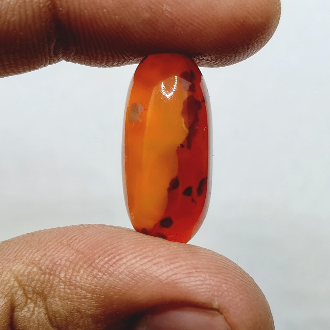Natural Red Carnelian Cabochon Gemstone for Jewelry Making, Polished Loose Stone 5