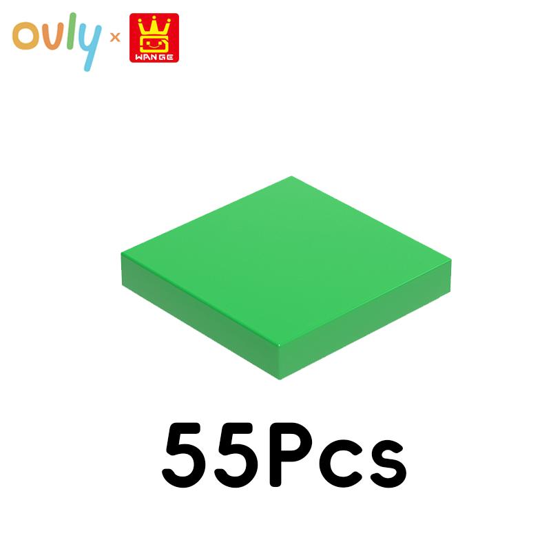 WANGE 2*2 Building Blocks 100Pcs Small Compatible Bricks 4-Hole Smooth Panel Elements Accessories MOC DIY Bulk Kids Toy No.3068