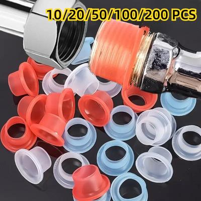 10/20/50/100/200PCS Faucet Leak-proof Sealing Gasket Rubber Pipe Hose Sealing Washer Silicone Gasket Seal for Plumbing Plug Prevent Leakage